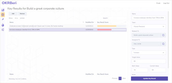 Manage Key Results